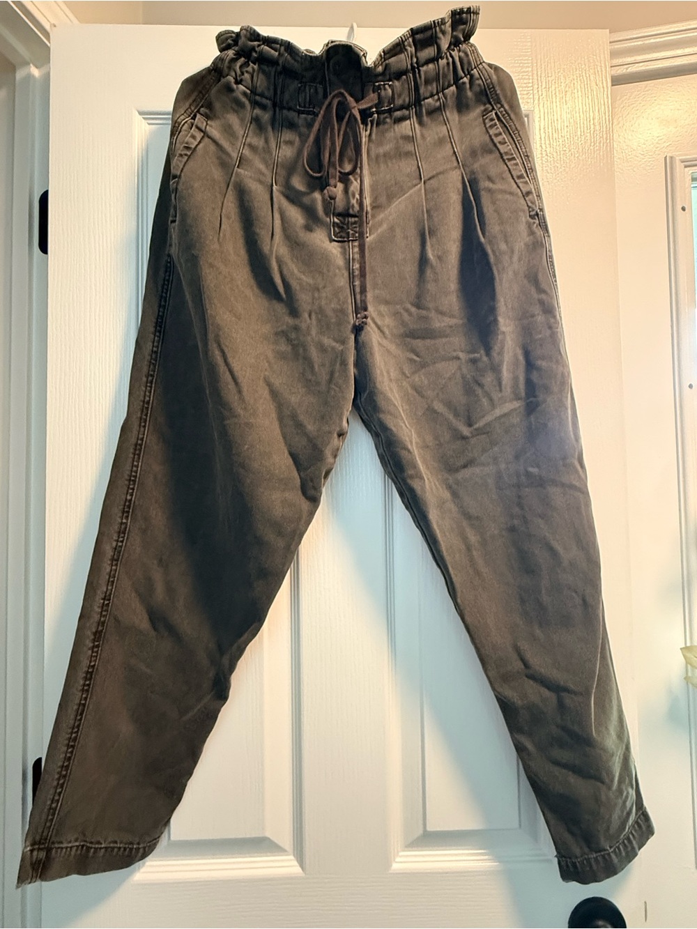 Free People We The Free Margate Pleated Paperbag Trouser Pants